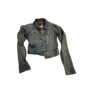 Abercrombie and Fitch Button Kids Denim Jean Jacket size small